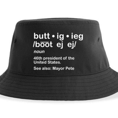 Pete Buttigieg Pronunciation Definition Sustainable Bucket Hat