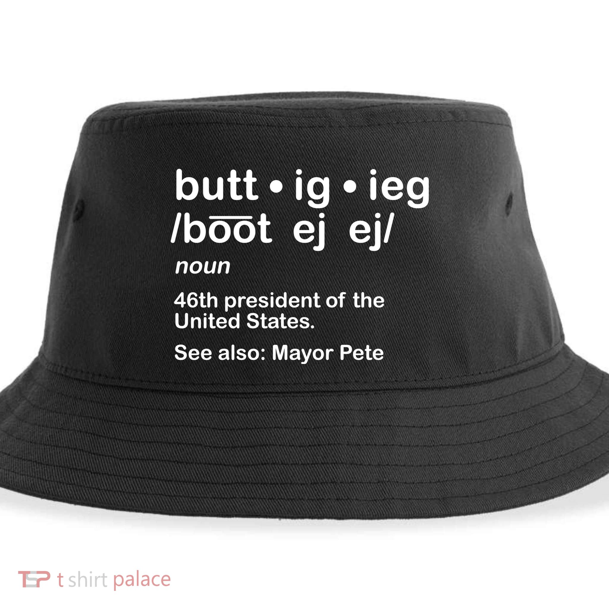 Pete Buttigieg Pronunciation Definition Sustainable Bucket Hat