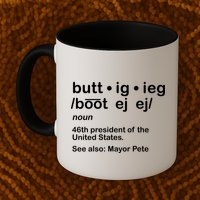 Pete Buttigieg Pronunciation Definition Mug