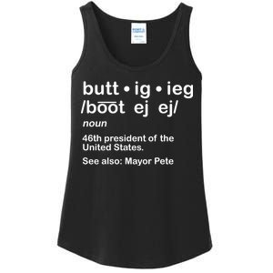 Pete Buttigieg Pronunciation Definition Ladies Essential Tank