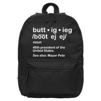 Pete Buttigieg Pronunciation Definition 16 in Basic Backpack