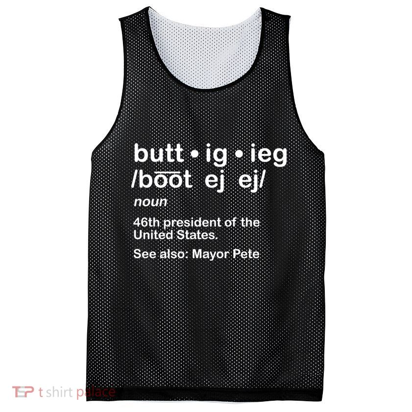 Pete Buttigieg Pronunciation Definition Mesh Reversible Basketball Jersey Tank