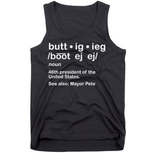 Pete Buttigieg Pronunciation Definition Tank Top