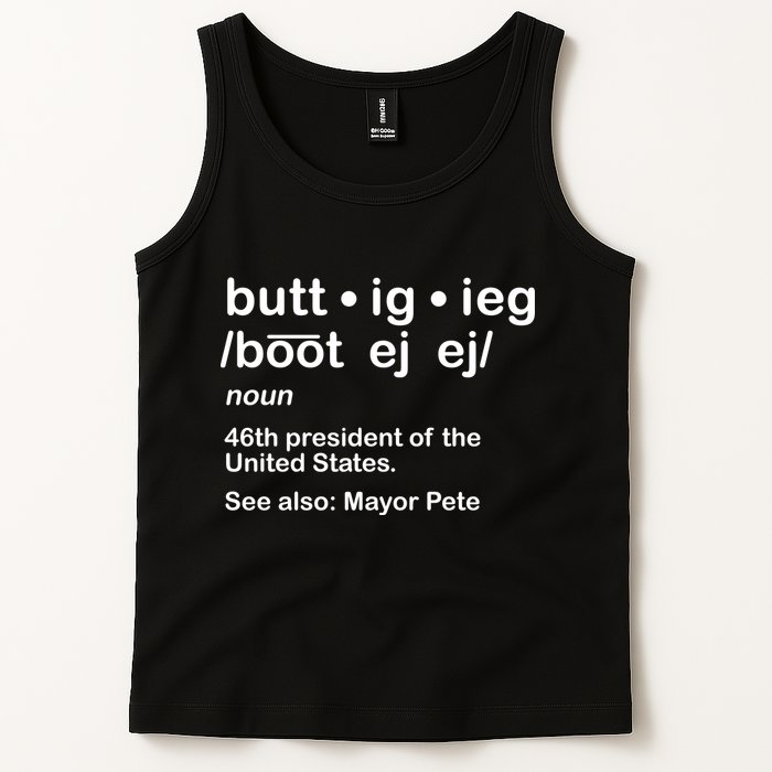 Pete Buttigieg Pronunciation Definition Tank Top