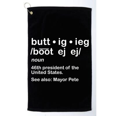 Pete Buttigieg Pronunciation Definition Golf Towel