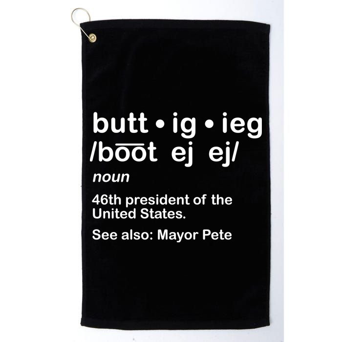 Pete Buttigieg Pronunciation Definition Golf Towel