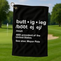 Pete Buttigieg Pronunciation Definition Golf Towel