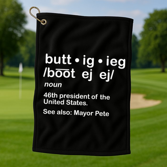 Pete Buttigieg Pronunciation Definition Golf Towel
