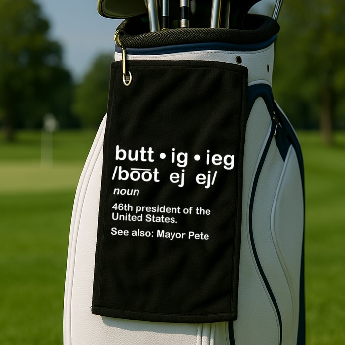 Pete Buttigieg Pronunciation Definition Golf Towel