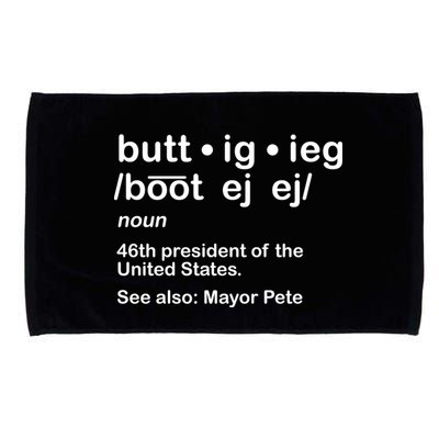 Pete Buttigieg Pronunciation Definition Microfiber Hand Towel