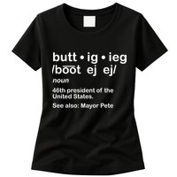 Pete Buttigieg Pronunciation Definition Womens T-Shirt