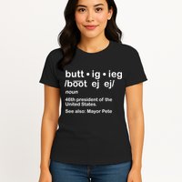 Pete Buttigieg Pronunciation Definition Womens T-Shirt