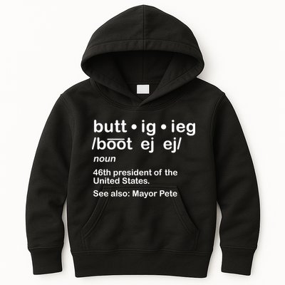 Pete Buttigieg Pronunciation Definition Kids Hoodie