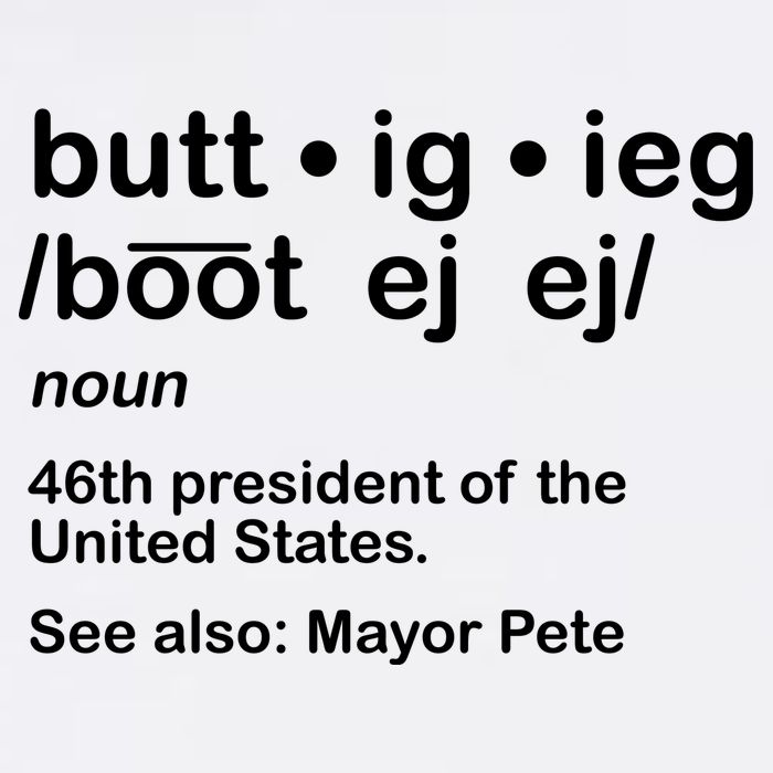 Pete Buttigieg Pronunciation Definition Garment-Dyed Sweatshirt