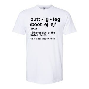 Pete Buttigieg Pronunciation Definition Softstyle CVC T-Shirt