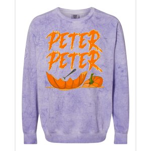 Peter Peter Pumpkin Eater Colorblast Crewneck Sweatshirt