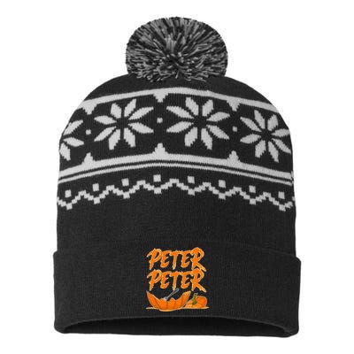 Peter Peter Pumpkin Eater USA-Made Snowflake Beanie