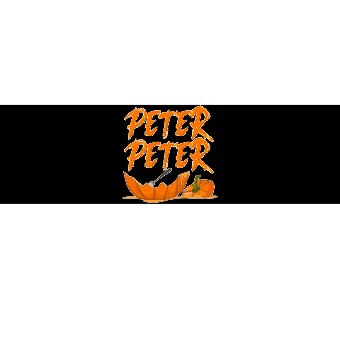 Peter Peter Pumpkin Eater- Pumpkin Face Bumper Sticker