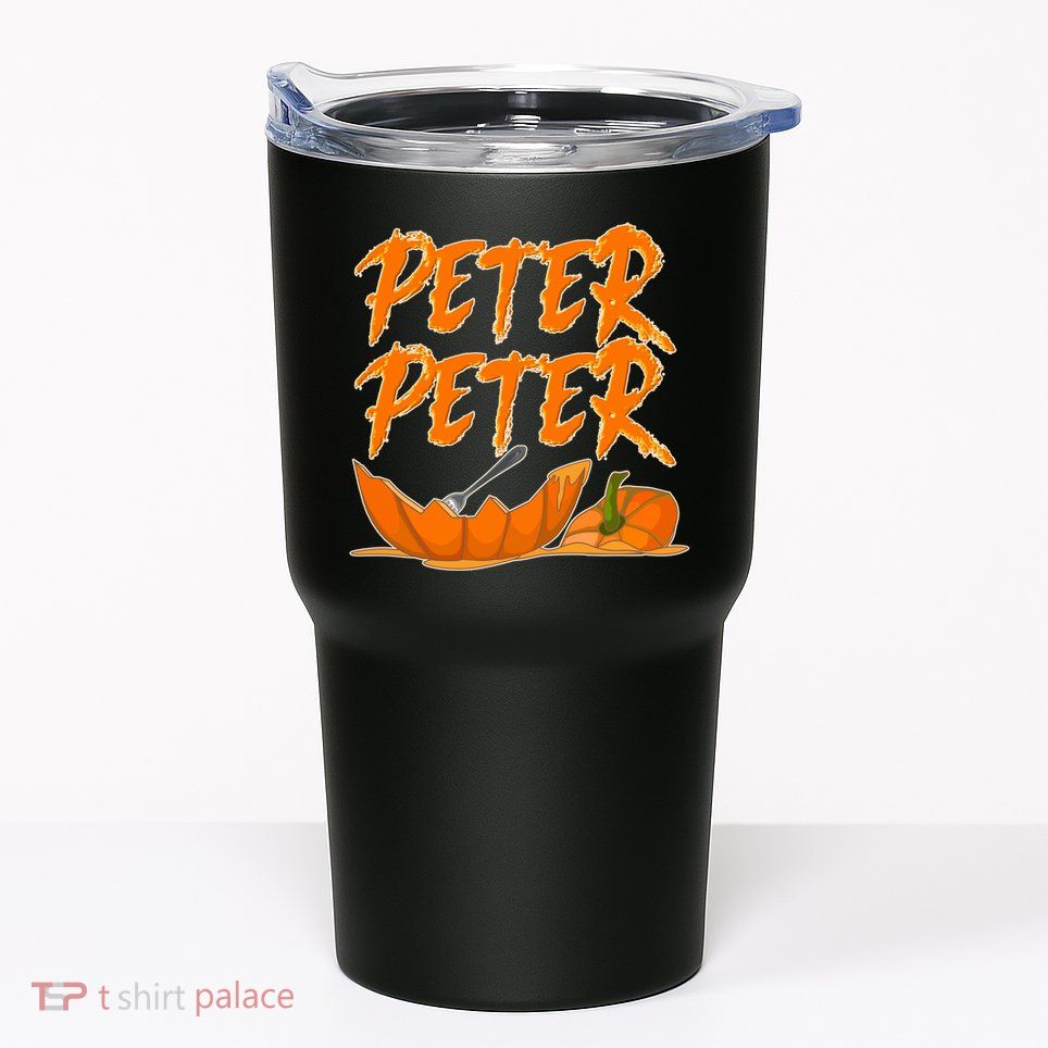 Peter Peter Pumpkin Eater- Pumpkin Face Tumbler