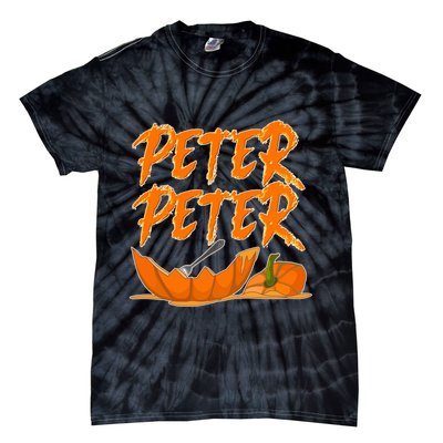 Peter Peter Pumpkin Eater- Pumpkin Face Tie-Dye T-Shirt