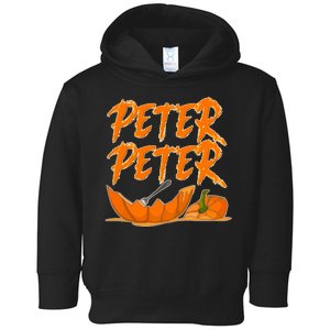 Peter Peter Pumpkin Eater- Pumpkin Face Toddler Hoodie