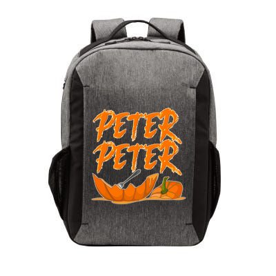 Peter Peter Pumpkin Eater- Pumpkin Face Vector Backpack