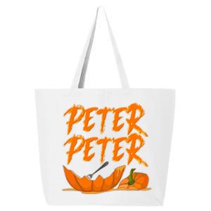 Peter Peter Pumpkin Eater- Pumpkin Face 25L Jumbo Tote