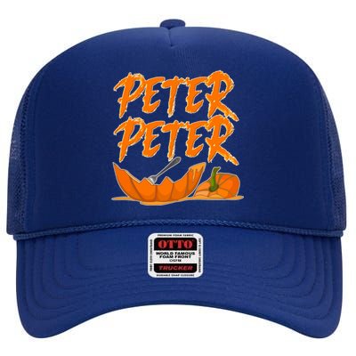 Peter Peter Pumpkin Eater High Crown Mesh Back Trucker Hat