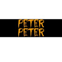 Peter Peter Pumpkin Eater Couples Halloween Costume Bumper Sticker