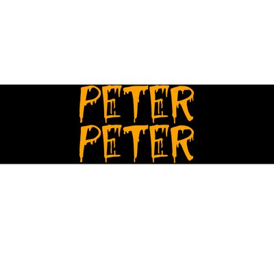 Peter Peter Pumpkin Eater Couples Halloween Costume Bumper Sticker