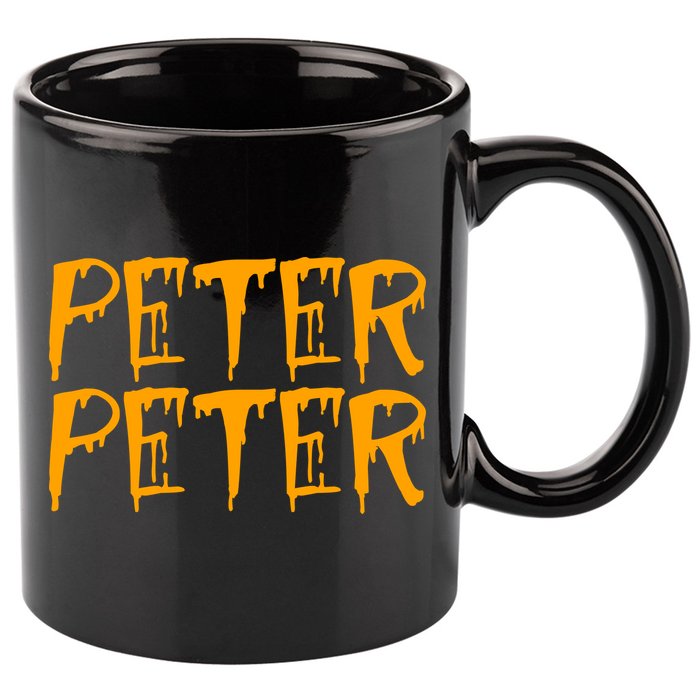 Peter Peter Pumpkin Eater Couples Halloween Costume 11oz C Handle Ceramic Mug
