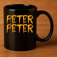 Peter Peter Pumpkin Eater Couples Halloween Costume 11oz C Handle Ceramic Mug