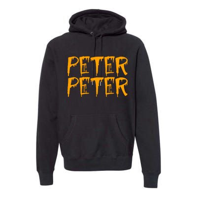 Peter Peter Pumpkin Eater Couples Halloween Costume Premium Hoodie