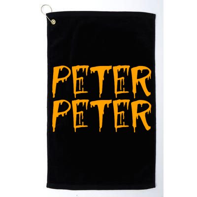 Peter Peter Pumpkin Eater Couples Halloween Costume Platinum Collection Golf Towel