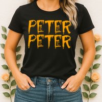 Peter Peter Pumpkin Eater Couples Halloween Costume Womens T-Shirt