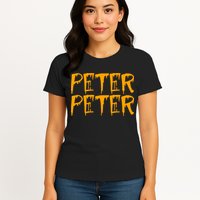 Peter Peter Pumpkin Eater Couples Halloween Costume Womens T-Shirt