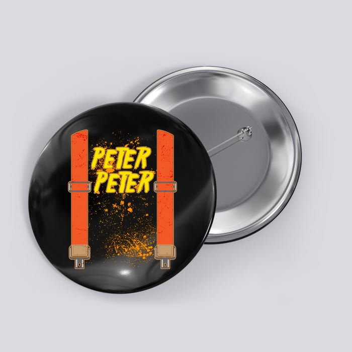 Peter Peter Pumpkin Eater Halloween Costume Button