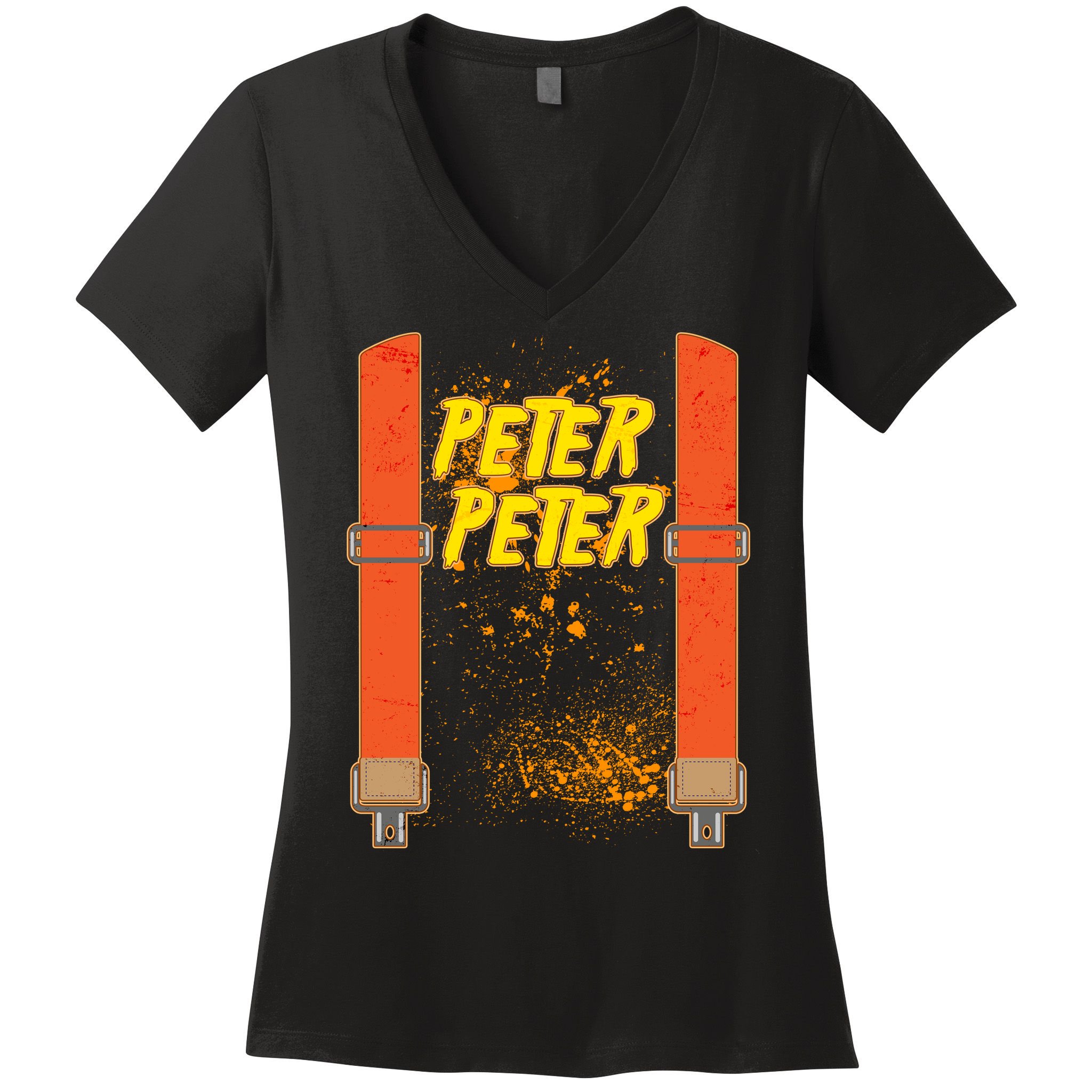 Peter Peter Pumpkin Eater Halloween Costume Women's V-Neck T-Shirt