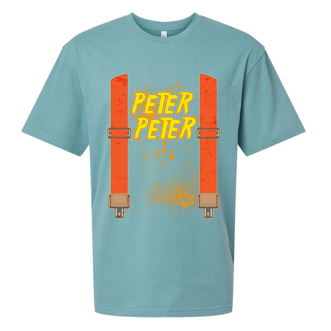 Peter Peter Pumpkin Eater Halloween Costume Sueded Cloud Jersey T-Shirt