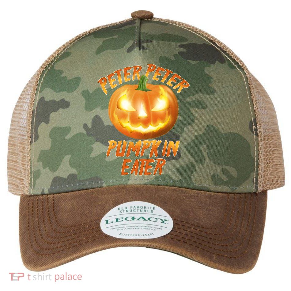 Peter Peter Pumpkin Eater Jack-o-lantern Legacy Tie Dye Trucker Hat