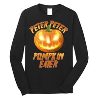 Peter Peter Pumpkin Eater Jack-o-lantern Long Sleeve Shirt
