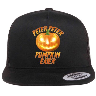 Peter Peter Pumpkin Eater Jack-o-lantern Flatbill Hat