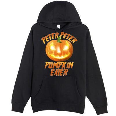 Peter Peter Pumpkin Eater Jack-o-lantern Premium Pullover Hoodie