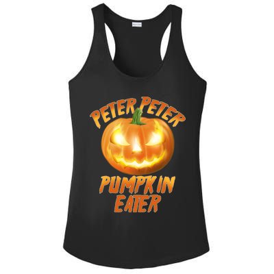 Peter Peter Pumpkin Eater Jack-o-lantern Ladies PosiCharge Competitor Racerback Tank
