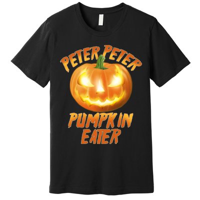 Peter Peter Pumpkin Eater Jack-o-lantern Premium T-Shirt