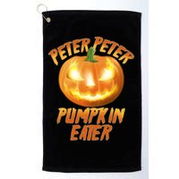 Peter Peter Pumpkin Eater Jack-o-lantern Golf Towel