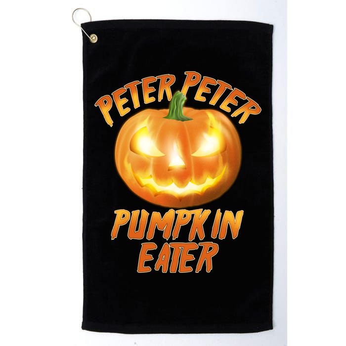 Peter Peter Pumpkin Eater Jack-o-lantern Golf Towel