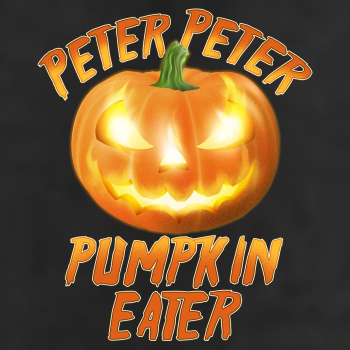 Peter Peter Pumpkin Eater Jack-o-lantern Golf Towel