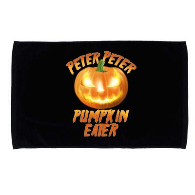 Peter Peter Pumpkin Eater Jack-o-lantern Microfiber Hand Towel