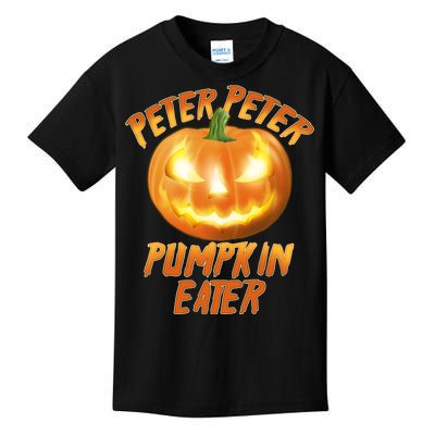 Peter Peter Pumpkin Eater Jack-o-lantern Kids T-Shirt